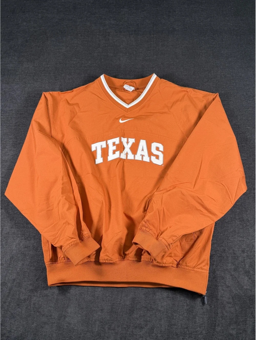Nike Texas Pullover Sweatshirt Medium Orange